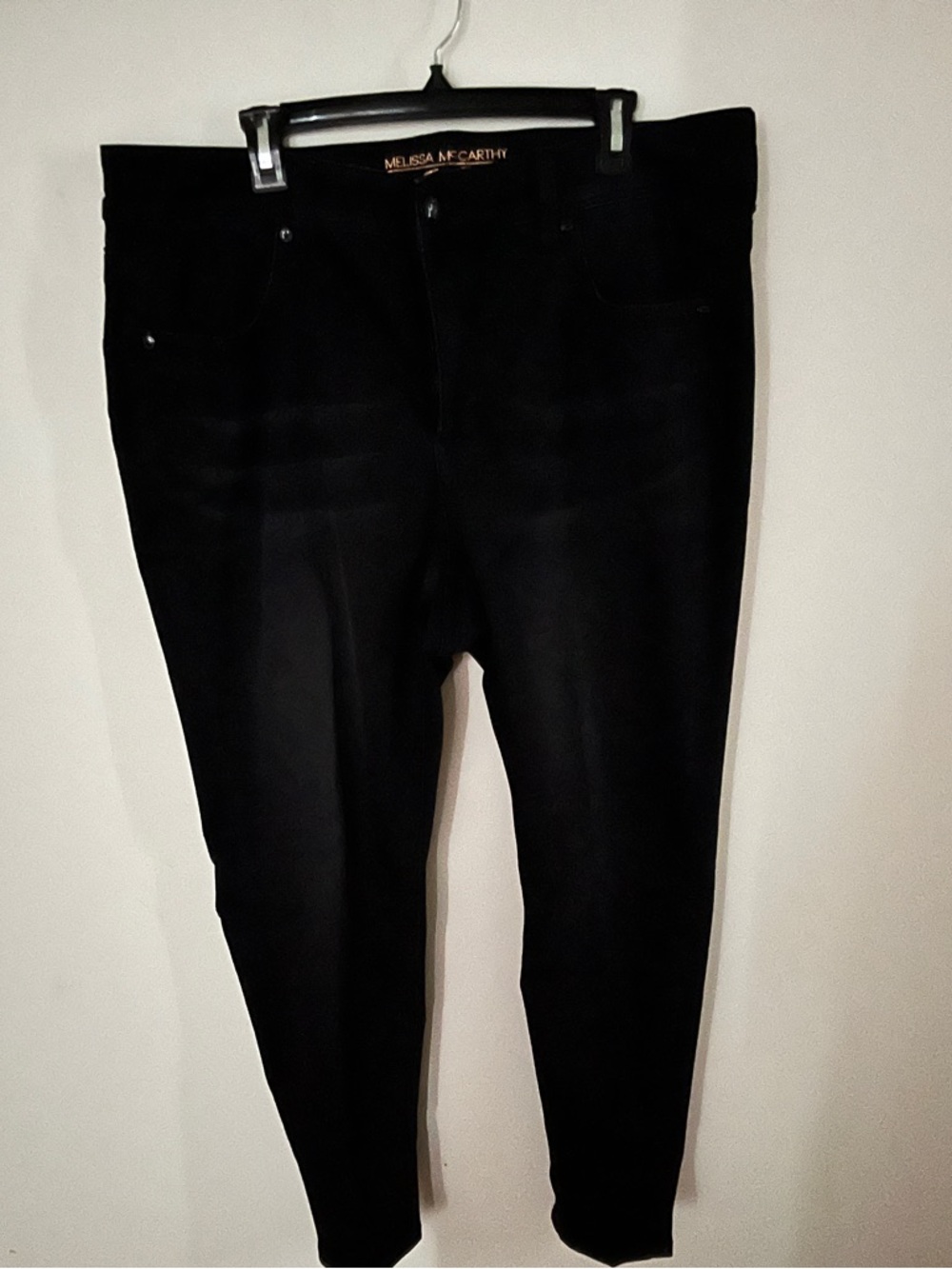 Black Melissa McCarthy Seven7 Pencil Jeans Slimming Silhouette System